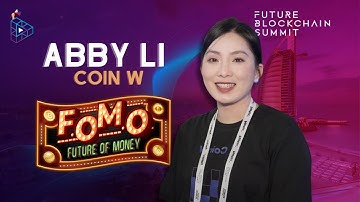 Abby Li of CoinW | Future Blockchain Summit Dubai