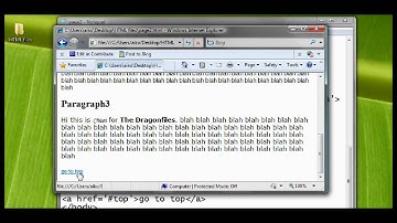 HTML Tutorial 9 html links part2 linking within the page