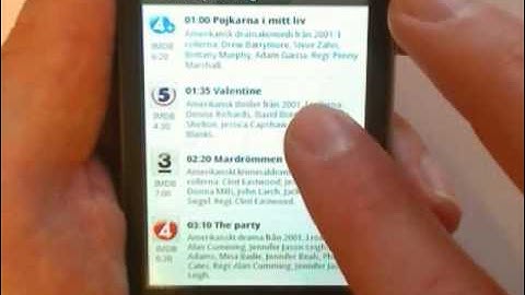 A mobile usability test by Usability Partners (clip)
