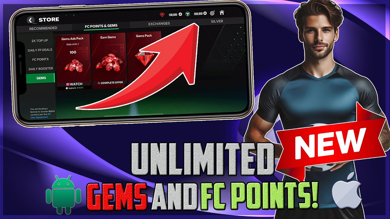 FC MOBILE 26 HACK/MOD APK - Unlimited Points and Gems in EA FC Mobile 26 Tutorial (iOS, Android)