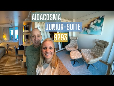 AIDAcosma Kabinenrundgang Junior-Suite mit Wintergarten 9293