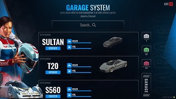 [QB/ESX] Advance Garage Script with unique Ui | Tebex Scripts Store
