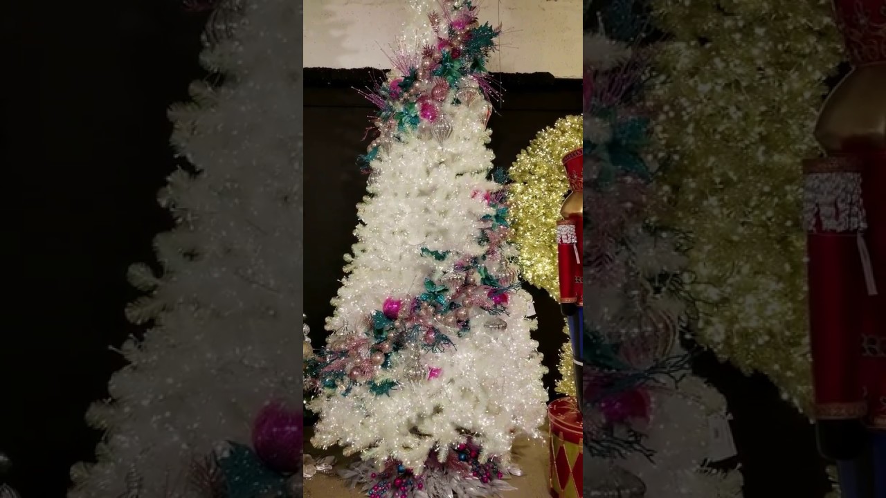 Earthflora's 7 Ft, 9 Ft., 12 Ft. 15 Ft. - Lighted Iridescent Tree With 8  Functions