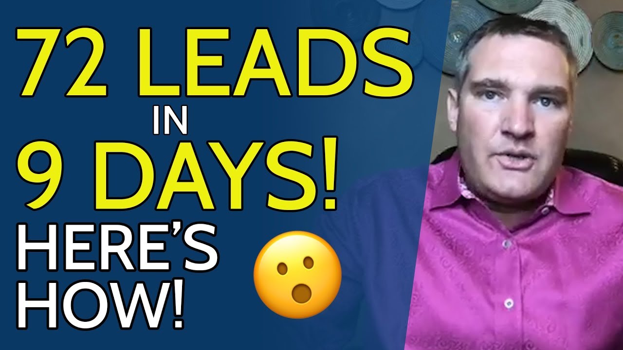 Greg Luther // 72 leads in 9 days! Here’s how! YouTube