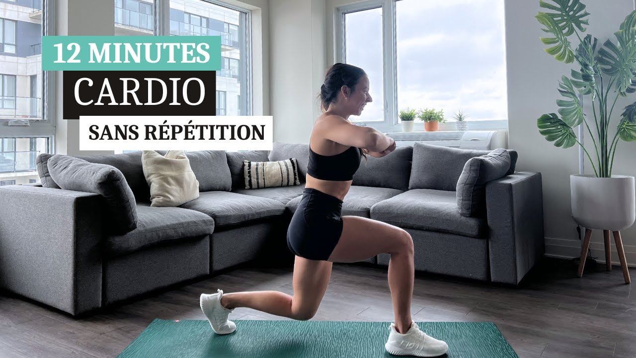 12 min Cardio intense | sans répétition | sans matériel | cardio à la
