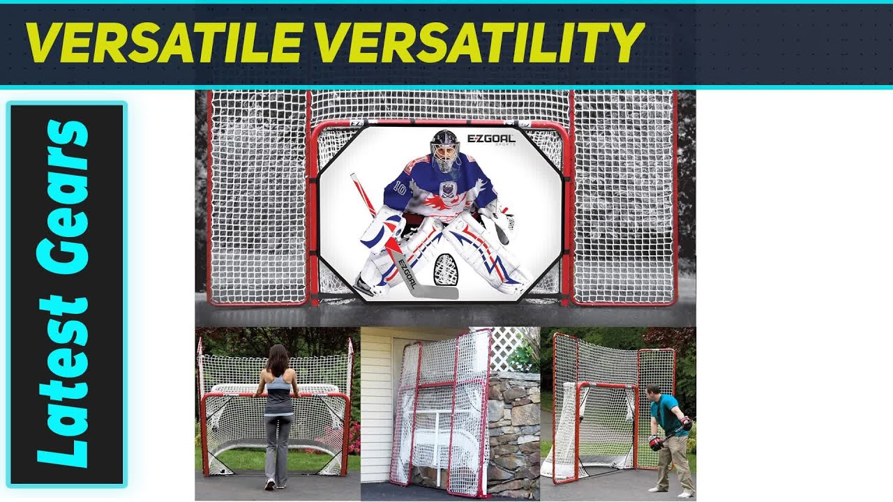 Хоккейные ворота EZGoal: Идеальная ли эта складная сетка для вашего двора?