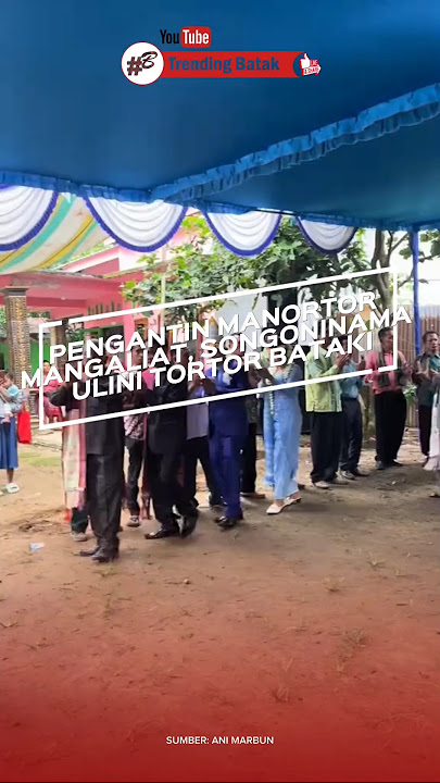 Pengantin Manortor Mangaliat, Songoni Nama Ulini Tortor Bataki #lagubatak #trending #pestabatak