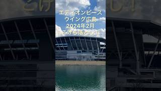 エディオンピースウイング広島2024年2月こけら落とし！ピッチ上からの眺めサンフレッチェ広島 新スタジアム