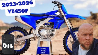 The BEST 2023-2026 Yamaha YZ450F Oil Change Video on YOUTUBE!