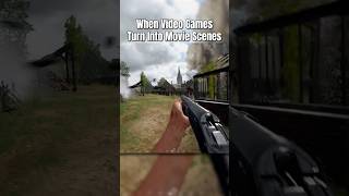 When Video Games Turn Into Movie Scenes #channingttv #hellletloose #ww2