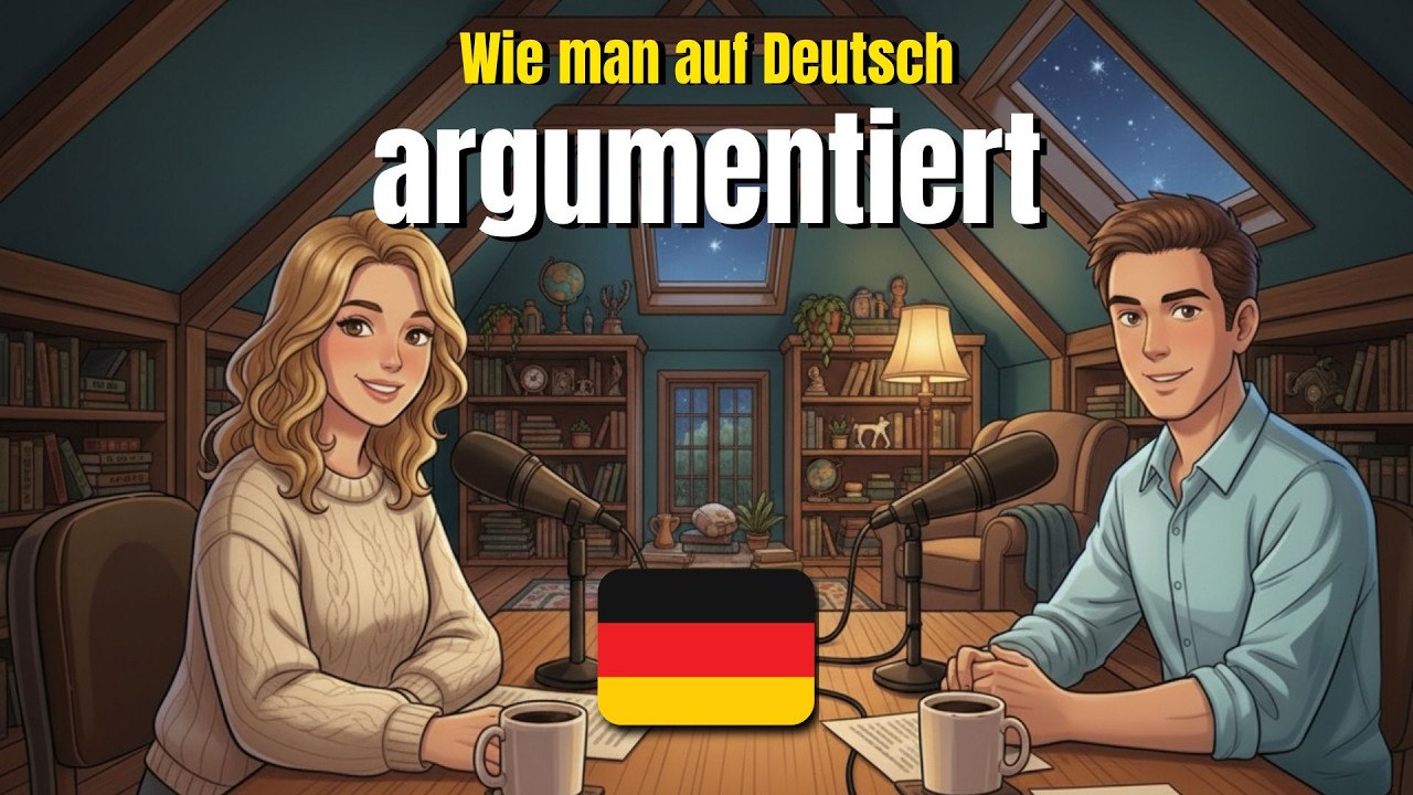 Wie man auf Deutsch argumentiert | German conversation exercise (A1-A2)