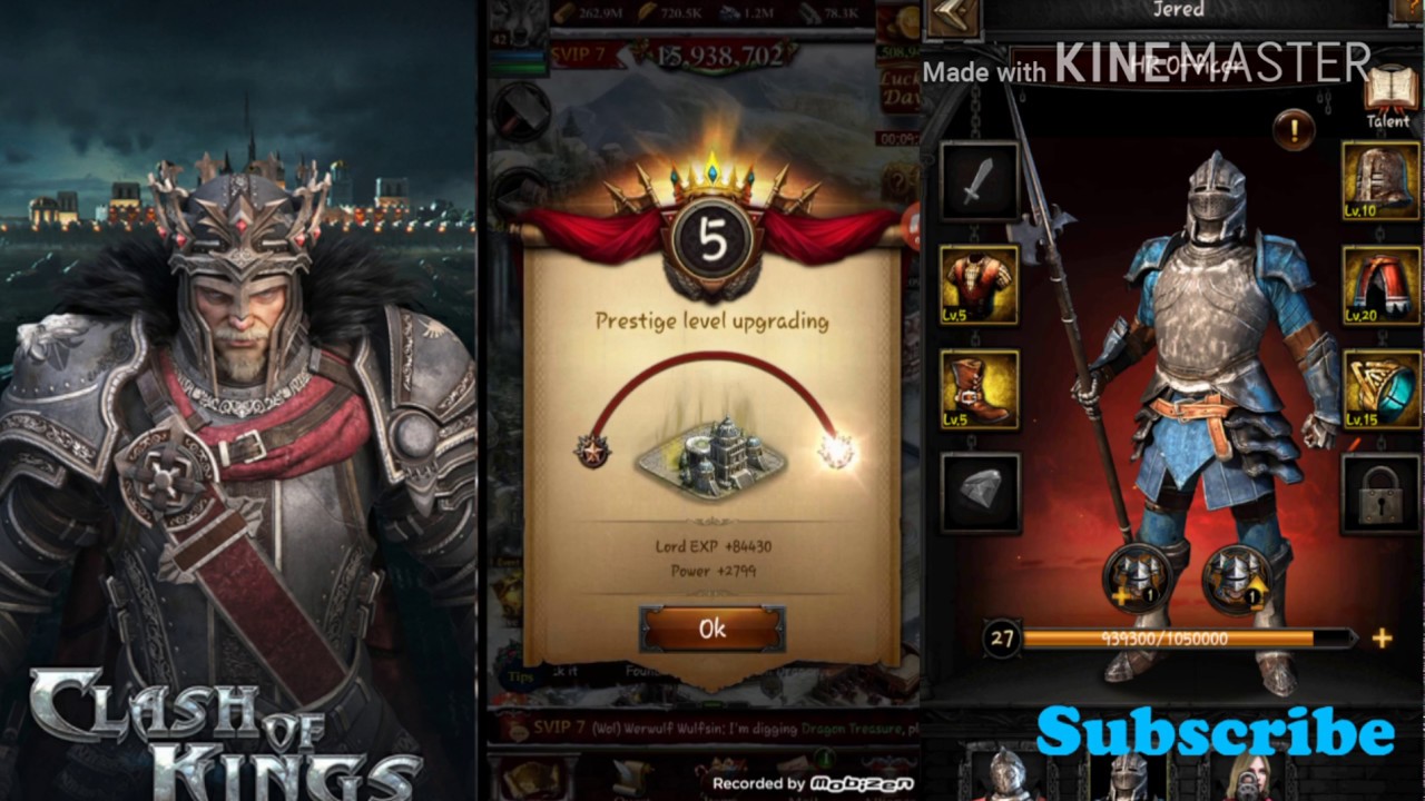 CLASH OF KINGS PRESTIGE 5 CASTLE IS BUILT YouTube