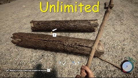 How To Get UNLIMITED Logs In Sons OF The Forest
