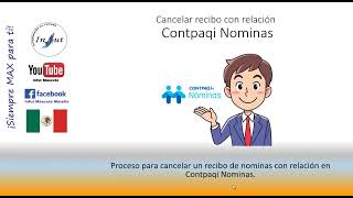 Cancelar recibo de nomina con relación Contpaqi Nominas