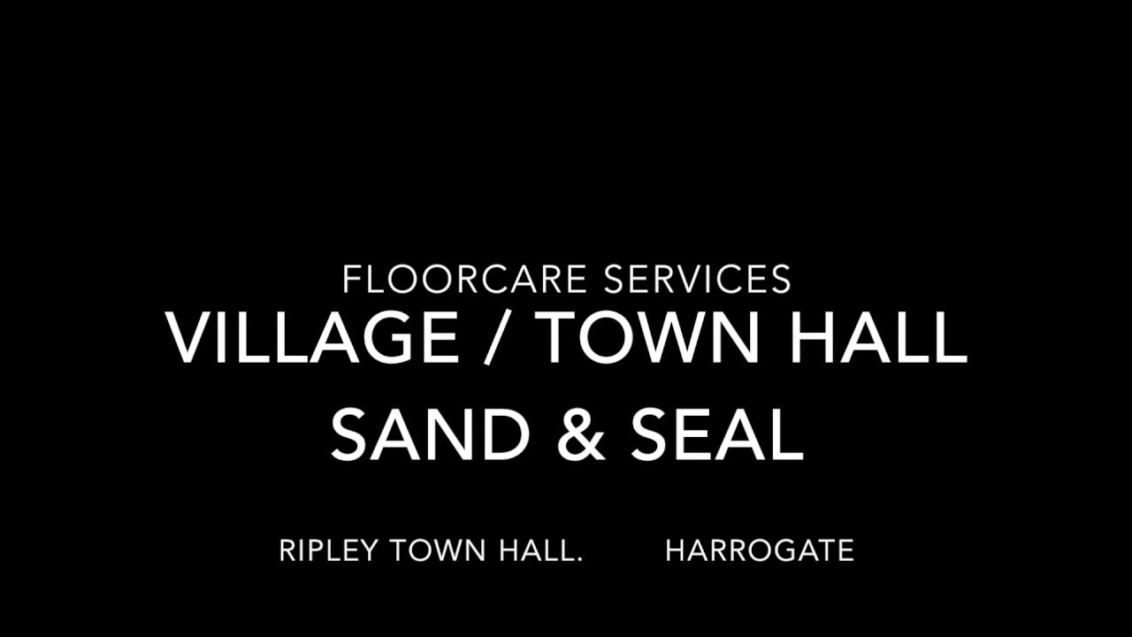 Town Hall Maple Floor Restoration with Court / Line Marking by Floorcare Services