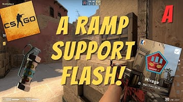 Improve at CSGO | Use this Super Effective Support-Flash for your Teammates at A Ramp on Mirage! ⚡