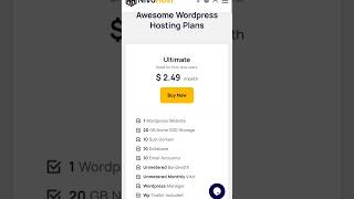 Premium Wordpress Hosting 2026 #wordpress #india #hosting