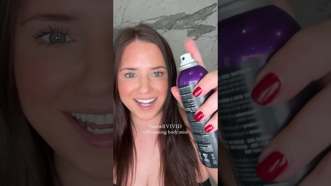 Norvell VIVID self tanning mist is the best! So much easier than a self tanning foam!