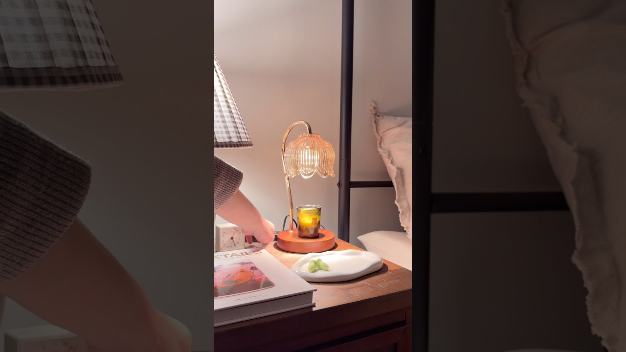 Amazonで買ったキャンドルウォーマー　#海外在住ママ #海外インテリア