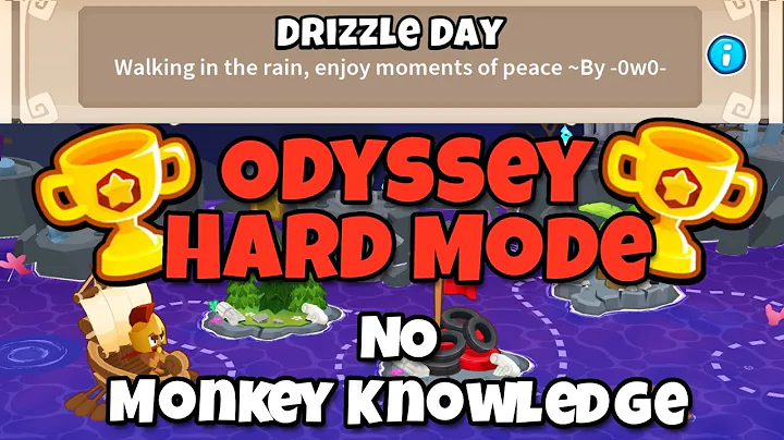 BTD6 Odyssey || Hard Mode Guide || No Monkey Knowledge (Drizzle Day)