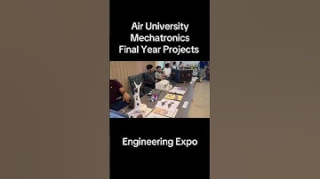 Top Final Year projects of Mechatronics by Air University #enginnering