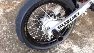 Drz 125 walk thru suzuki yoshimura stunt bike