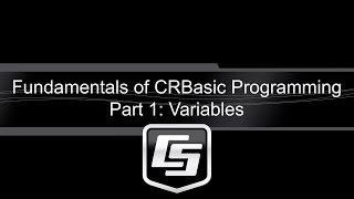 Fundamentals of CRBasic Programming Part 1: Variables screenshot 4