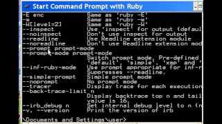 Ruby No Prompt irb Profile