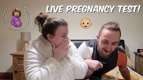 FINDING OUT WE'RE PREGNANT ON CAMERA | LIVE PREGNANCY TEST(S)!