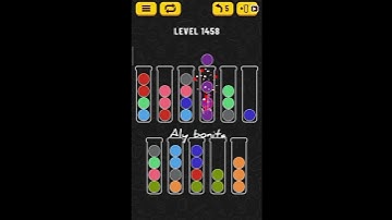 ball sort puzzle level 1458
