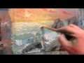 Marine oil painting. Surf. Part 2.