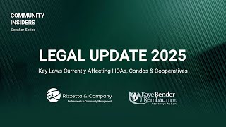 Community Insiders: Legal Update 2025 Webinar