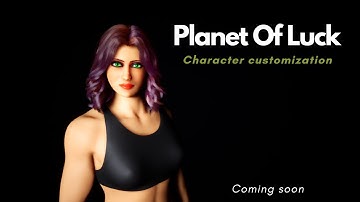 Upcoming Character customization in Planet Of Luck - Unreal engine work on progress