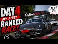 My First Ranked Race on Day 4… Did I Survive? | MX5 Oulton Park