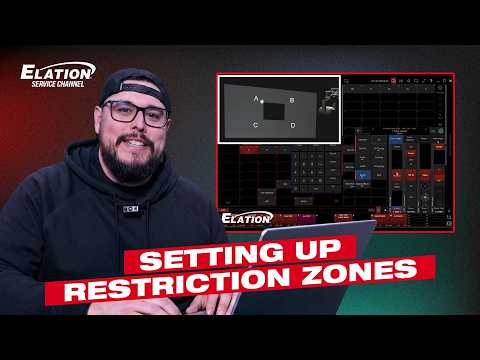 Setting Up Restriction Zones for the Elation Proteus Atlas Fixture