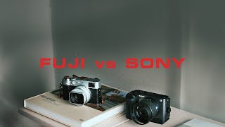 Fujifilm vs Sony - 街拍 JPEG 直出比較 / Sony也有底片模擬？（富士 X100V vs 索尼 ZV-E1）