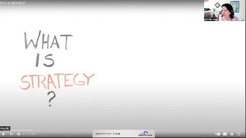 What is Strategy?- from Lean Portfolio Management in SAFE: Connecting Strategy to Execution