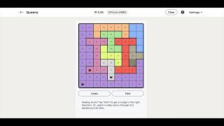 LinkedIn Games - Queens #326 #queens