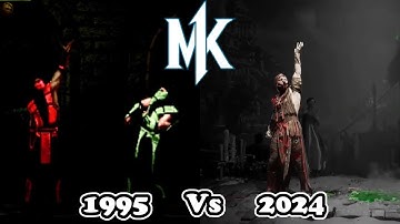 Ermac Telekinetic Slam Brutality 1995 Vs 2024 Mortal Kombat 1
