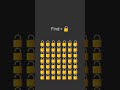 Find = 🔒 #emojyfind #emojichallenge #emoji
