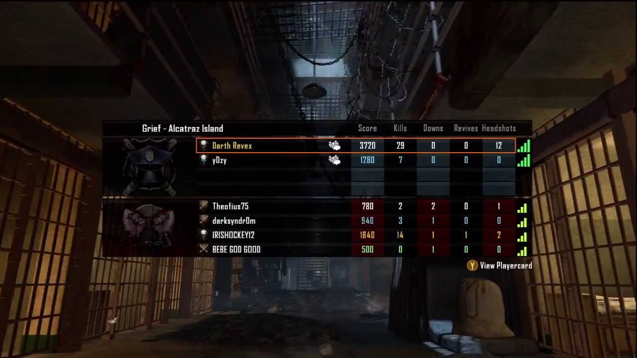 Black Ops 2 Zombies w/ Darth Revex & yDzy (2v4 Grief) 