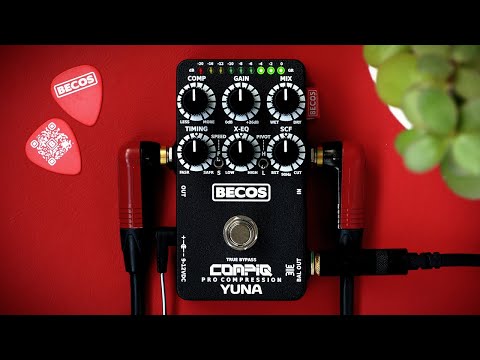 BECOS FX CompIQ YUNA Pro Compressor for Bass & Guitar - Played by Tomotaka Sekiya Through Six Basses