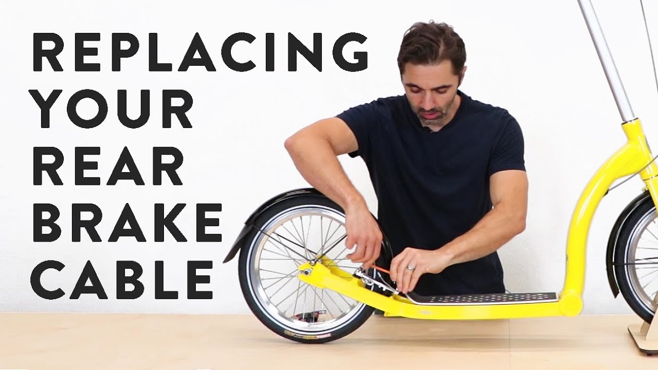 How To Replace Your Scooter's Rear Brake Cable YouTube