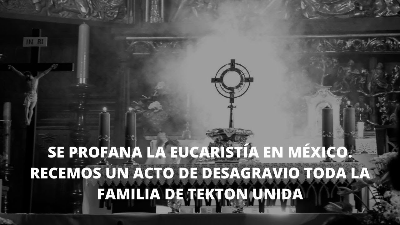 ⁣Continuas profanaciones de la Eucaristía en esta ocasión en México se roba un sagrario