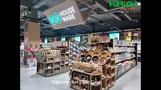 Supermarket Lights Case  Professional supermarket lighting layout.