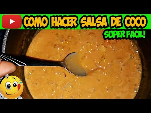 How to make COCONUT SAUCE for Fish, Shrimp and Chicken