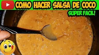 How to make COCONUT SAUCE for Fish, Shrimp and Chicken