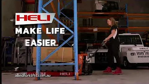 Heli Semi-Electric Pallet Truck & Stackers | July 2020 TVC | Allied Forklifts