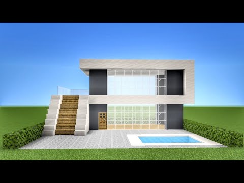 Minecraft Beautiful Modern House Tutorial 🏠🏠🏠 - YouTube