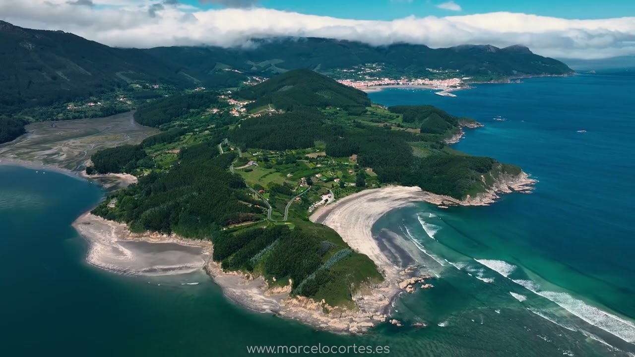 CARIÑO , CABO ORTEGAL, PLAYAS DE CARIÑO , 4K